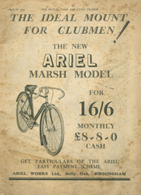 Advert in Cycle and Motor Cycle Trader