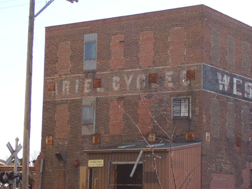 Goshen Factory demolition January 2011
